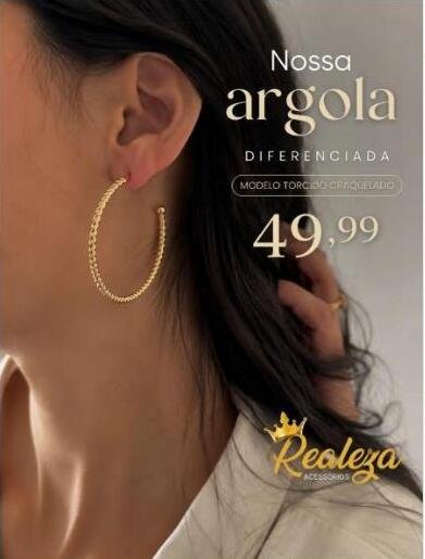 Argola Craquelada